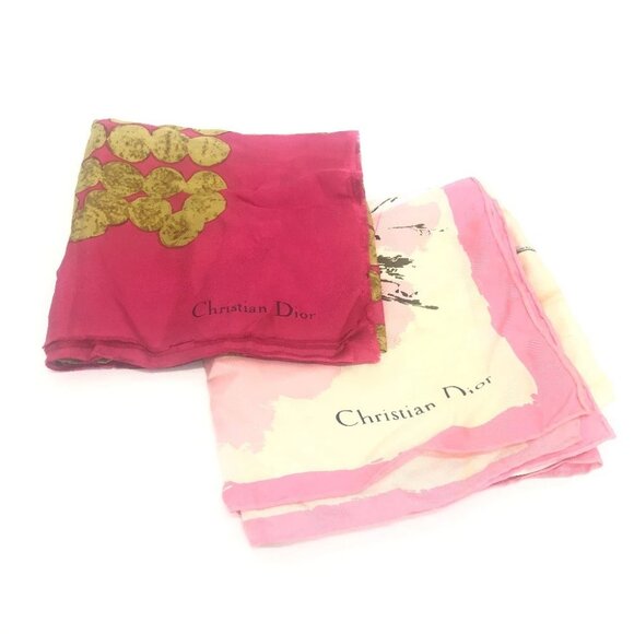 Dior Two-piece set Scarf set of two Scarf silk Multicolore - Picture 1 of 15